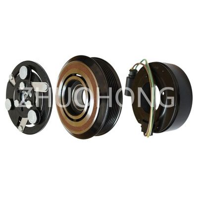 LAVIDA Limousine Auto AC Compresor Kit de embrague de polea 6PK 124MM 12V para VW SVW 1.6 2012-
