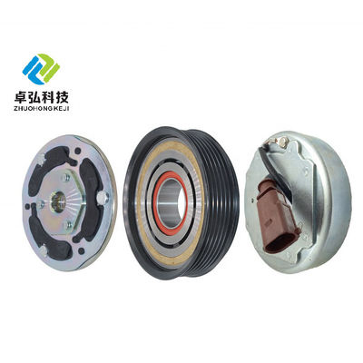 6PK 112MM 12V Compresor automático de CA Kit de embrague de polea para AUDI A5 Durabilidad excepcional