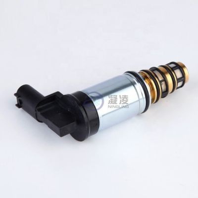 KIA DYK Válvula de control del compresor de aire acondicionado para automóviles PXC14 para SANDEN NL-57 DC 12V Blanco Negro