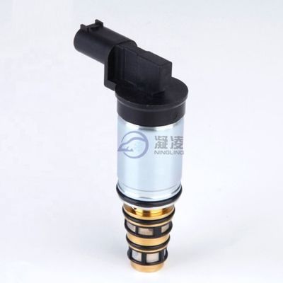 KIA DYK Válvula de control del compresor de aire acondicionado para automóviles PXC14 para SANDEN NL-57 DC 12V Blanco Negro