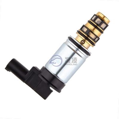 KIA DYK Válvula de control del compresor de aire acondicionado para automóviles PXC14 para SANDEN NL-57 DC 12V Blanco Negro