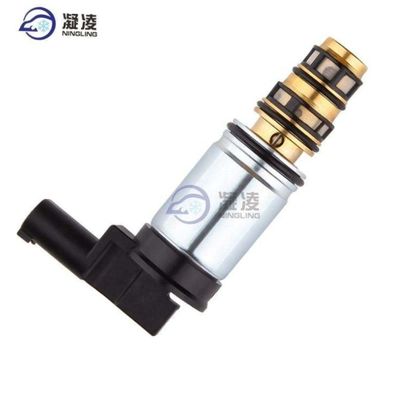 KIA DYK Válvula de control del compresor de aire acondicionado para automóviles PXC14 para SANDEN NL-57 DC 12V Blanco Negro