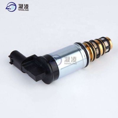 KIA DYK Válvula de control del compresor de aire acondicionado para automóviles PXC14 para SANDEN NL-57 DC 12V Blanco Negro