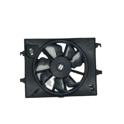 Ventilador de enfriamiento universal de 12 pulgadas de hoja recta para el radiador de vehículos Mazda en plástico negro