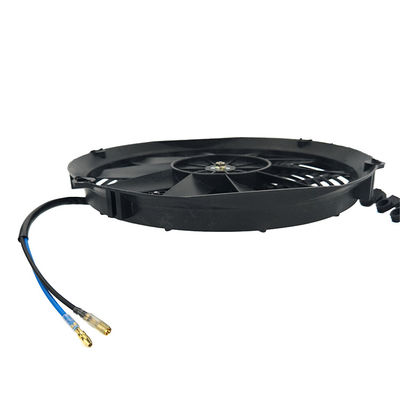 Ventilador de enfriamiento universal de 12 pulgadas de hoja recta para el radiador de vehículos Mazda en plástico negro
