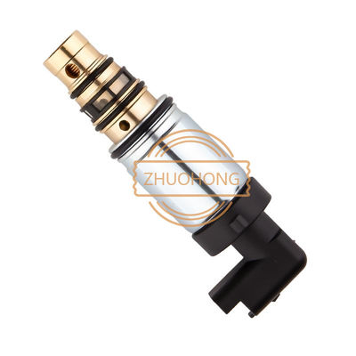 Válvula de control eléctrico de compresor de CA blanco para Sanden 6C12 Compresor 12v CC
