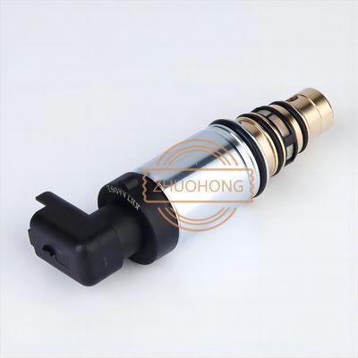 Válvula de control eléctrico de compresor de CA blanco para Sanden 6C12 Compresor 12v CC