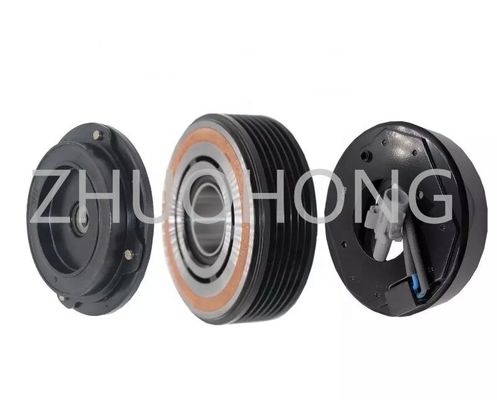 6PK 110MM 12V Compresor automático de corriente alterna Kit de embrague de polea para BMW X3 2004-2019 Diseño duradero