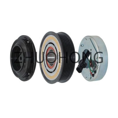 Car Fitment Chevrolet SILVERADO 2007- Compresor de CA automático con embrague de polea 6PK 114MM 12V