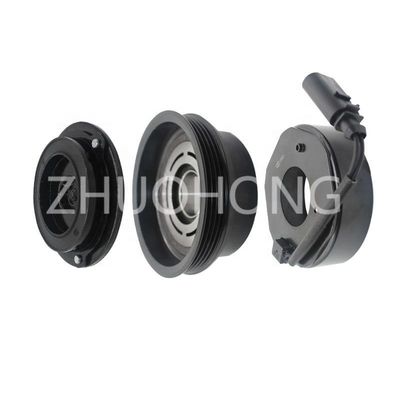 Compresor automático de corriente alterna con embrague de polea 4PK 123MM 12V para VW SVW SANTANA 3000 2004-2007 1.8