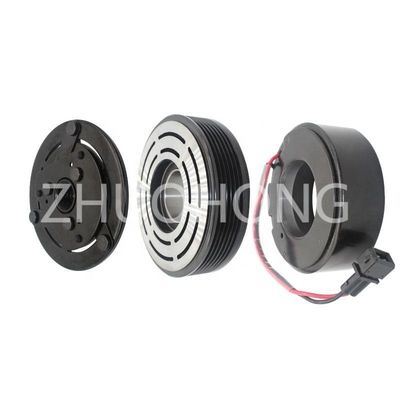 6PK 130MM 12V Compresor de corriente alterna automático Kit de embrague de polea para VW FAW JETTA 2013- 1.6 Motor 1.6