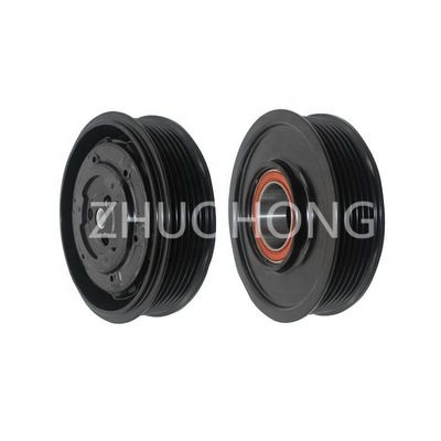 Compresor automático de corriente alterna con embrague de polea 6PK 115MM 12V para VW POLO CROSS 6R 2012- 1.4 1.6